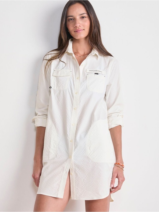 Vineyard Vines Other - NWT Vineyard Vines Harbor Shirt Cover-Up | White Cap | Size 10